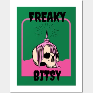 freaky bitsy Posters and Art